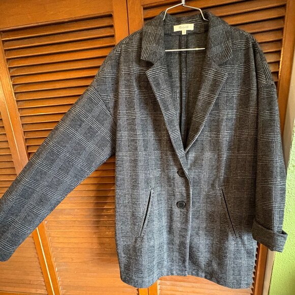 Madewell Tweed Blazer Size M - Picture 1 of 4